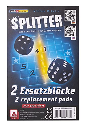 NSV - 4125 - Splitter - Ersatzblöcke - Würfelspiel von NSV