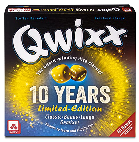 NSV - 4133 - QWIXX 10 Years Qwixx Edition - Limitierte Jubiläumsedition - International von NSV