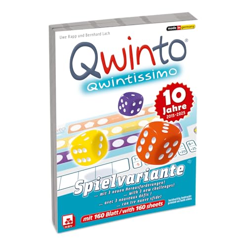 NSV - 5400 - QWINTISSIMO - Zusatzblöcke 2er Set - Würfelspiel NSV - 5400 - QWINTISSIMO - Zusatzblöcke 2er Set - Würfelspiel von NSV
