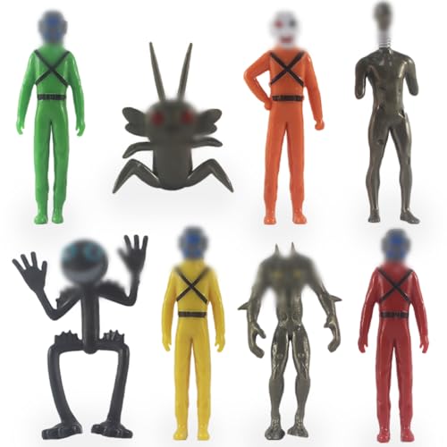 NTEVXZ 8Pcs Lethals Figuren, Mini Anime Action Figur, Game Mini-Charakter Modell, Kuchen Topper für Kinder Geburtstag Party, Geschenke für Fans von NTEVXZ