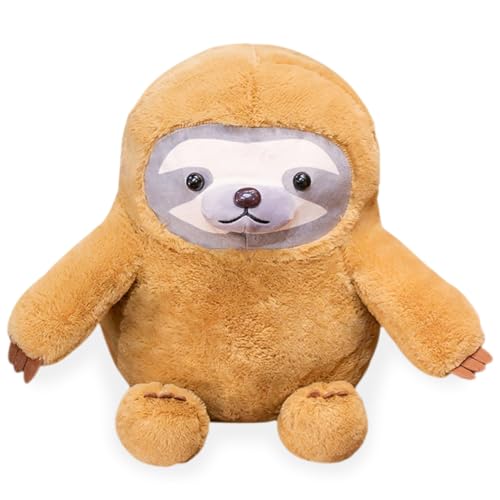 NTEVXZ Faultier Kuscheltier 28cm Faultier Stuffed Animal, Weighted Plushie Cute Soft Stuffed Animal Plushies Toy Doll Pillow, Geschenk für Kinder von NTEVXZ