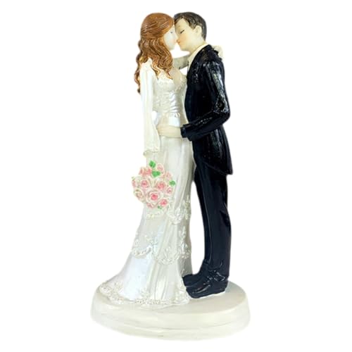 NTEVXZ Wedding Cake Topper Figurine, Hochzeitspaar, Figur Hochzeitstorte Dekoration, Kuchen Figur Hochzeits, Wedding Torte Topper, Kuchen Dekorationen für Vorschlag von NTEVXZ