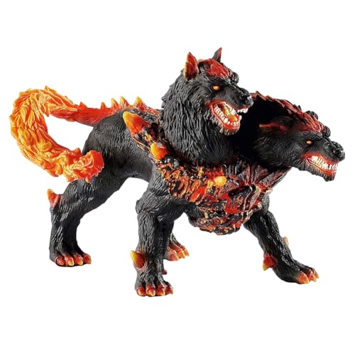 Wolf Figur Spielzeug,Wolf Figure Kuchen Topper Toy,Hohe Simulation Kunststoff Lebensechte Wolf Figuren Wildtier Spielzeugfiguren Modell Dekoration,Ideal Als Kleines Geschenk für Kinder ab 3 Jahren(A1) von NTEVXZ