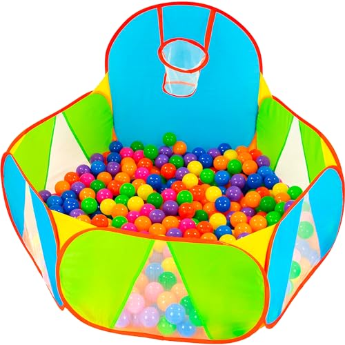 NUBUNI Bällebad Baby | Bällebad Ohne Bälle | Bällebad Viereckig | Ball Pit | Bällebecken | Bällebad Eckig | Bällebecken | Bällebad Ab 1 Jahr | Bällebäder | Bälle Nicht Enthalten A von NUBUNI