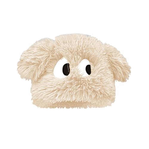 NUEAYMS Übergroßer Welpenhut mit Ohren, einfarbig, Halloween, Cartoon, Kopfkrieg, Foto-Requisiten, Outdoor-Kopfwickel, pelziger Hut für Herren NUEAYMS Übergroßer Welpenhut mit Ohren, einfarbig, Halloween, Cartoon, Kopfkrieg, Foto-Requisiten, Outdoor-Kopfwickel, pelziger Hut für Herren von NUEAYMS