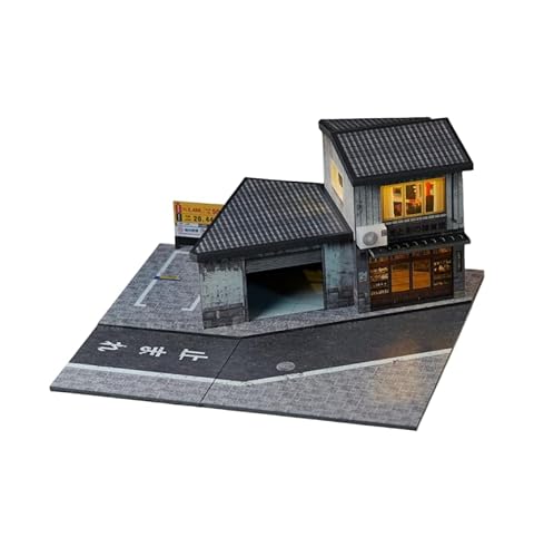 NUEIOVRW 1/64 Diorama Garage Modell, LED-Beleuchtung Japanisch Parkplatz Szene Modell Vitrine, Diecast Auto Garage Display Case, Modellautos Szene Vitrine, Sammlung Geschenk (Grocery Store) NUEIOVRW 1/64 Diorama Garage Modell, LED-Beleuchtung Japanisch Parkplatz Szene Modell Vitrine, Diecast Auto Garage Display Case, Modellautos Szene Vitrine, Sammlung Geschenk (Grocery Store) von NUEIOVRW