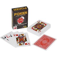 NSV 9005 POKERKARTEN No 1776 - PREMIUM KUNSTSTOFF - ROT von NÜRNBERGER SPIELKARTEN VERLAG