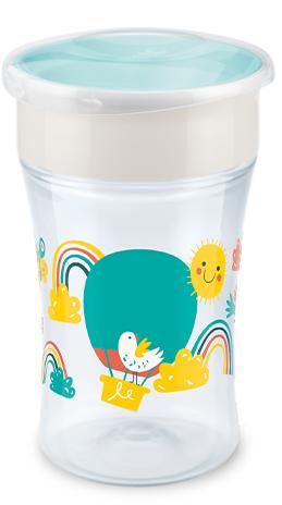 Magic Cup 230ml mit Gravur (inkl. Deckel) mint von NUK