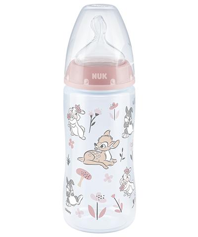 NUK Disney Bambi First Choice Plus Babyflasche 300ml mit Temperature Control von NUK