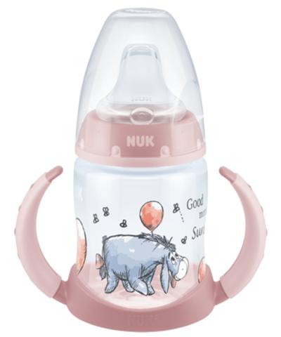 NUK Disney Winnie Puuh First Choice Trinklernflasche mit Temperature Control 150ml rosa von NUK