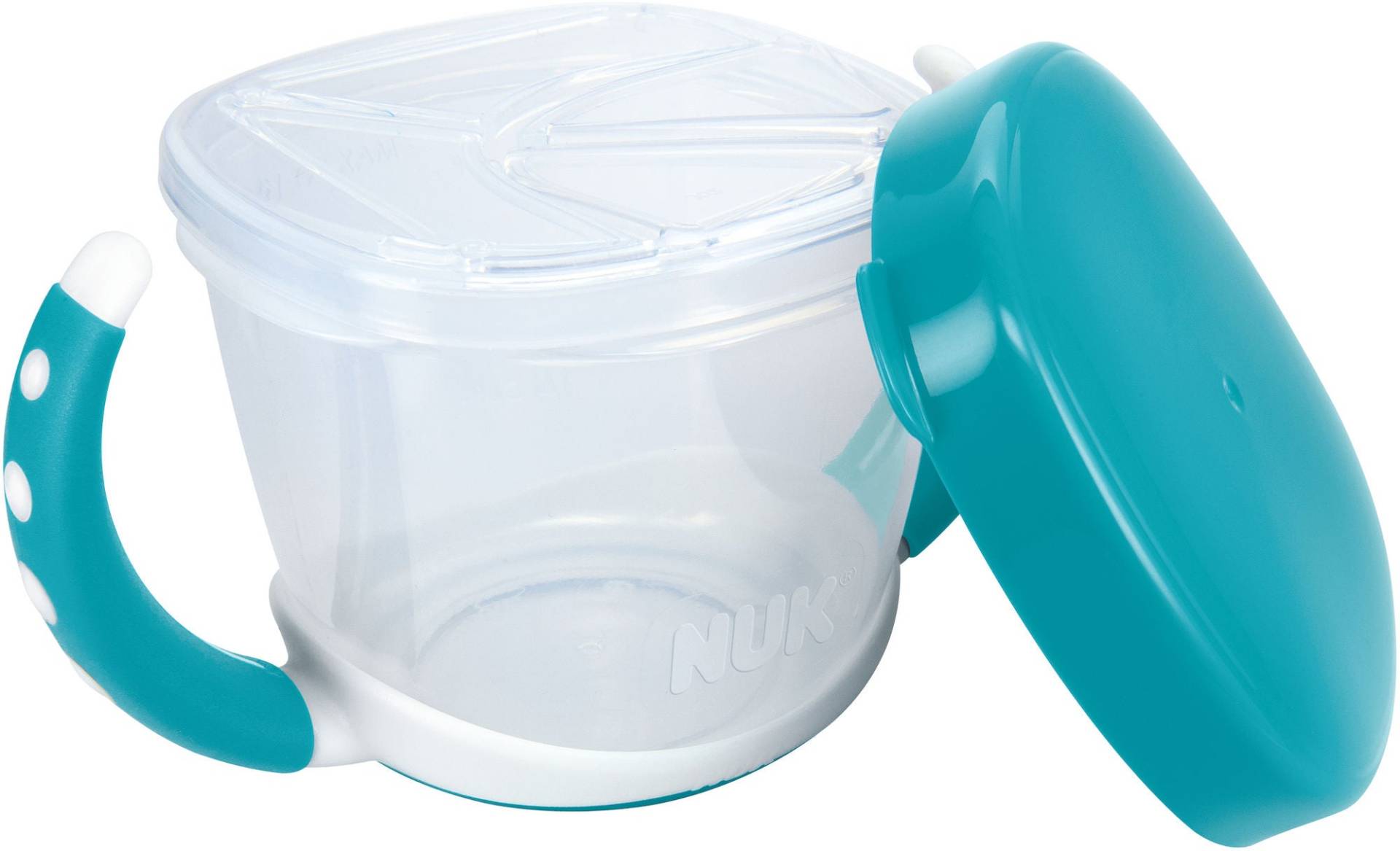 NUK Easy Learning Snack Box Brotdose, Petrol von NUK