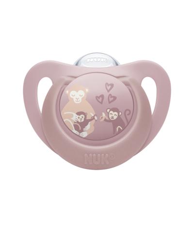 NUK First Choice Silikon Schnuller 18-36 Monate rot/lila NUK First Choice Silikon Schnuller 18-36 Monate rot/lila von NUK