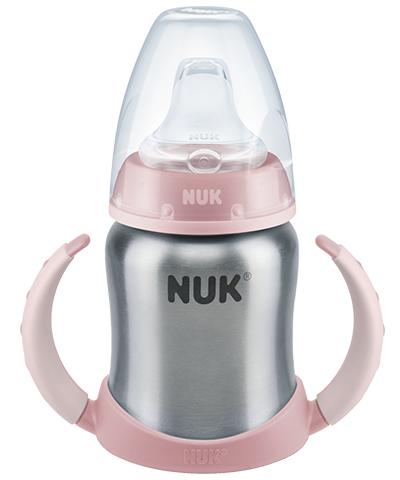 NUK Learner Cup Edelstahl rosa von NUK