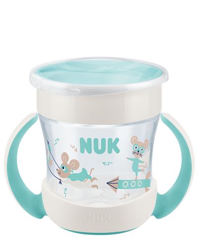 NUK Mini Magic Cup 160ml mit Trinkrand und Deckel türkis von NUK