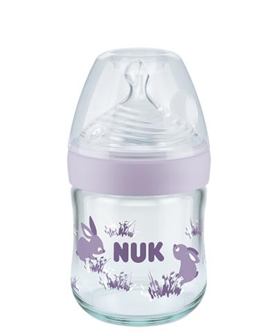 NUK Nature Sense Glas-Babyflasche mit Temperature Control-beliebig-120ml von NUK