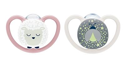 NUK Perfect Match Air Night Silikon-Schnuller 18-36 Monate rosa/beige NUK Perfect Match Air Night Silikon-Schnuller 18-36 Monate rosa/beige von NUK