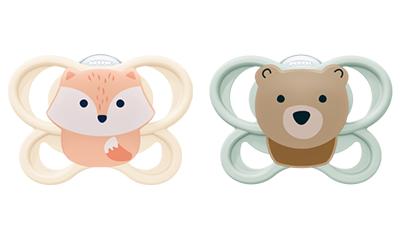 NUK Perfect Match Air Silikon-Schnuller 0-2 Monate grün/orange NUK Perfect Match Air Silikon-Schnuller 0-2 Monate grün/orange von NUK