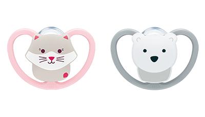 NUK Perfect Match Air Silikon-Schnuller 18-36 Monate rosa/grau NUK Perfect Match Air Silikon-Schnuller 18-36 Monate rosa/grau von NUK