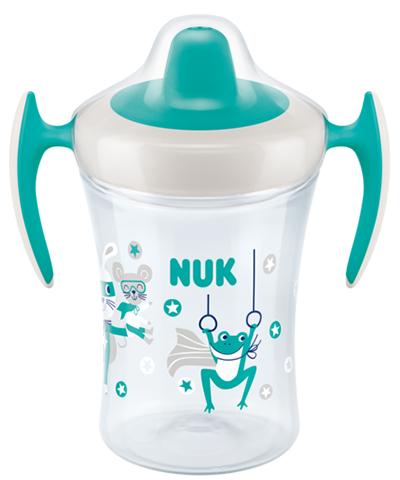 NUK Trainer Cup 230ml mit Trinktülle türkis/grau von NUK