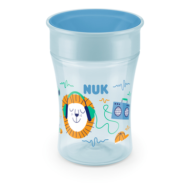 NUK Trinklernbecher Magic Cup 230 ml 360°-Trinkrand in hellblau von NUK