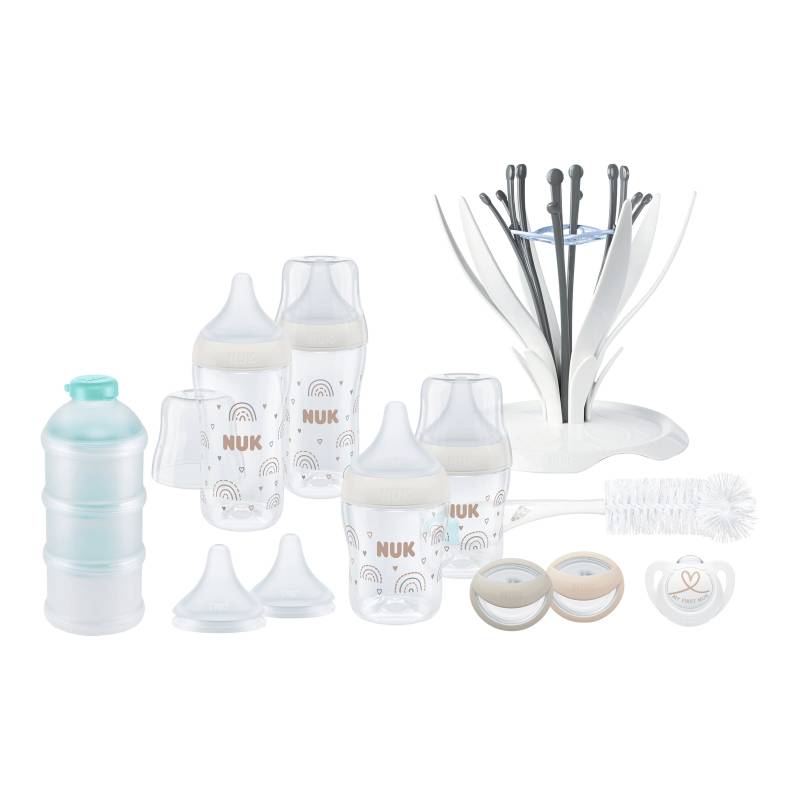 Nuk 12-tlg. Babyflaschen-Set Perfect Match Basic von NUK