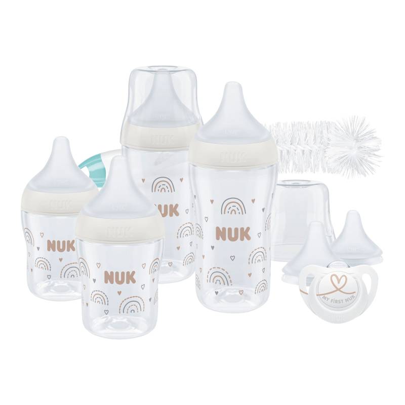 Nuk 8-tlg. Babyflaschen-Set Perfect Match Start Set, ab Geburt von NUK