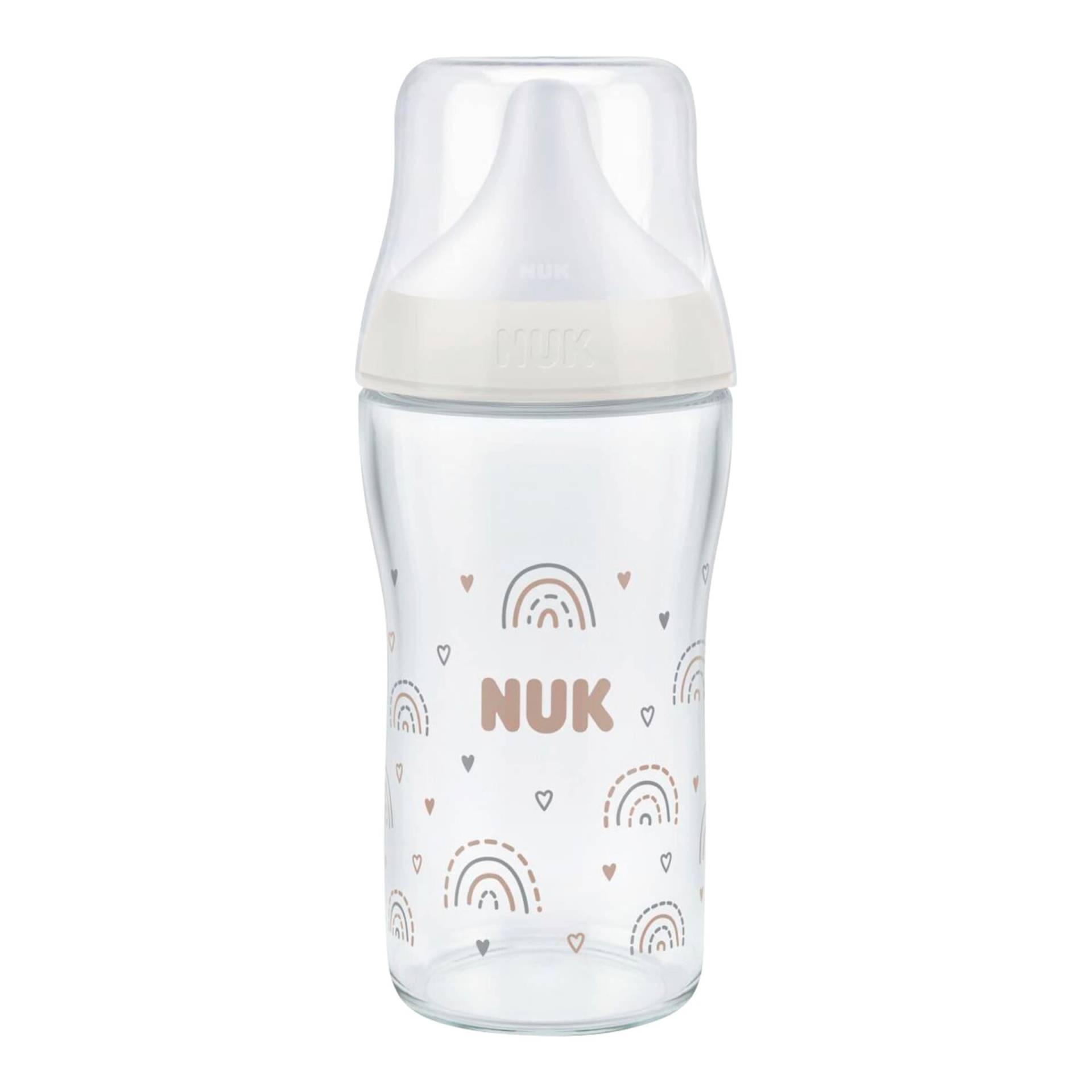 Nuk Babyflasche Perfect Match aus Glas, 230ml Nuk Babyflasche Perfect Match aus Glas, 230ml von NUK