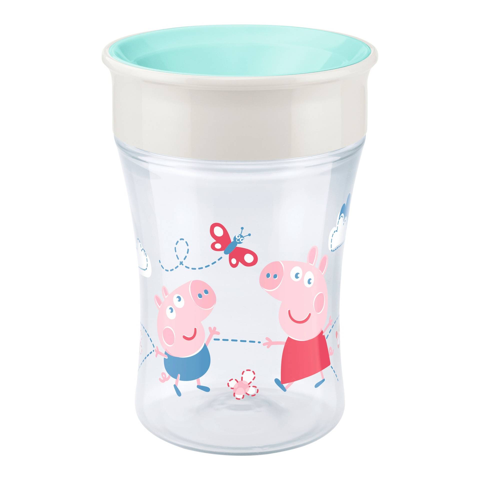 Nuk Peppa Pig Trinklernbecher Magic Cup, 230ml, ab 8M von NUK