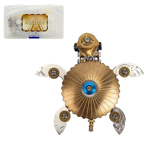 3D Metall Puzzle Modellbausatz für Erwachsene, 100 Teile Meeresorganismen Steampunk Mechanische 3D Mechanical Puzzle DIY Montage-Kit Schreibtisch Spielzeug von NULA