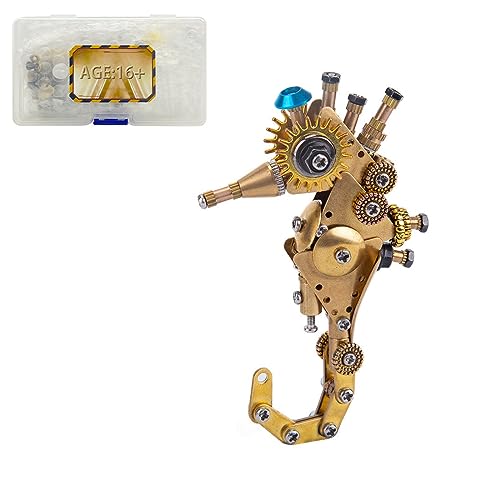 3D Metall Puzzle Modellbausatz für Erwachsene, 100 Teile Meeresorganismen Steampunk Mechanische 3D Mechanical Puzzle DIY Montage-Kit Schreibtisch Spielzeug von NULA