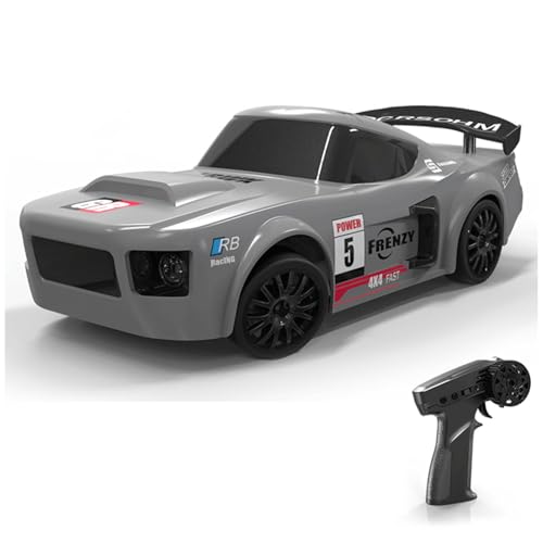 NULA 2,4G Mini RC Drift Auto Modell mit Lichtern, 15 Km/h, 1/24 Maßstab RC Elektro Allrad Hochgeschwindigkeits Rennauto Ferngesteuertes Auto Drift-Auto Geschenk für Jungen Erwachsene – RTR von NULA