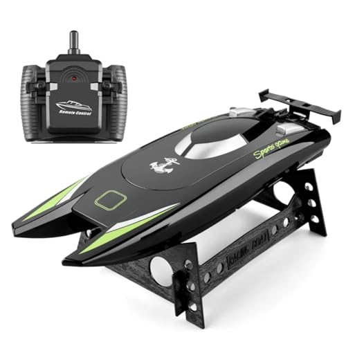 NULA 30 Km/h RC Rennboot für Erwachsene, Ferngesteuertes Boot Schnellboot mit Doppelmotor, 2,4 GHz,Hochgeschwindigkeits Wasserdichtem Rumpf 25 Minuten Akkulaufzeit 32 cm RTR NULA 30 Km/h RC Rennboot für Erwachsene, Ferngesteuertes Boot Schnellboot mit Doppelmotor, 2,4 GHz,Hochgeschwindigkeits Wasserdichtem Rumpf 25 Minuten Akkulaufzeit 32 cm RTR von NULA