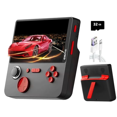 NULA E5 Retro Handheld Spielkonsole mit 10.000 Spielen/32 GB TF-Karte Linux System Support 13 Simulatoren 5-Zoll-IPS-HD-Bildschirm Tragbare Pocket Arcade Videospielkonsole von NULA