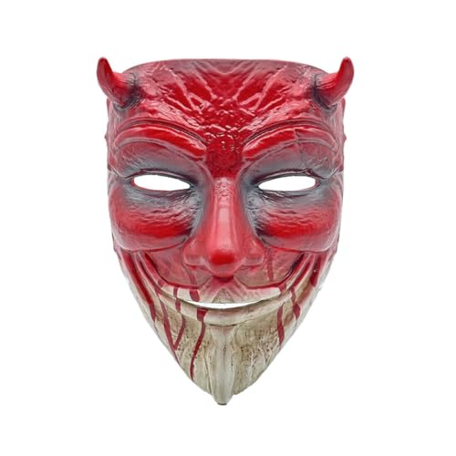 NULA Japanische Samurai Maske Cosplay Maske, Hannya Maske Ghost Warrior Oni Maske Kostüm Maske für Halloween Maske Cosplay Punk Requisiten von NULA