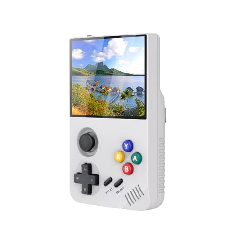 NULA M19 Retro Handheld Spielkonsole, 3,5-Zoll-IPS-Bildschirm Open-Source-Linux-System RK3566-Chips Videospiele-Player, Retro-Arcade-Handheld-Emulatoren – Keine Spiele von NULA