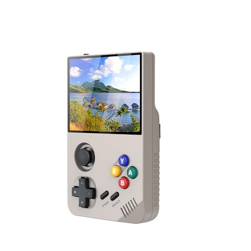 NULA M19 Retro Handheld Spielkonsole, 3,5-Zoll-IPS-Bildschirm Open-Source-Linux-System RK3566-Chips Videospiele-Player, Retro-Arcade-Handheld-Emulatoren – Keine Spiele von NULA