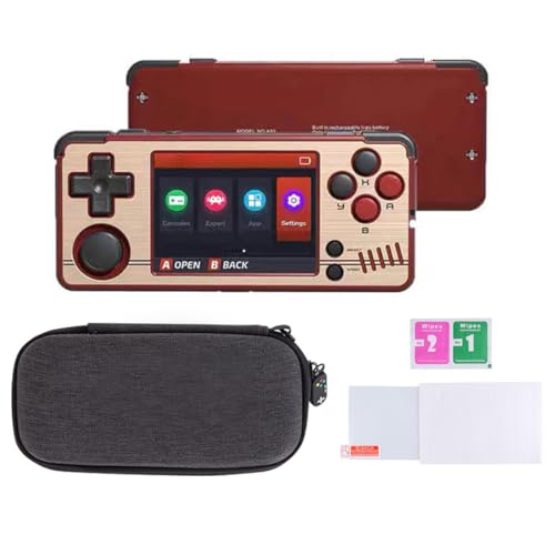 NULA Miyoo A30 Retro Handheld Spielkonsole, 2,8-Zoll-IPS-Bildschirm Cortex-A7-Linux-System-Emulatoren, Retro Arcade Geschenk – mit Tragbarer WiFi-Aufbewahrungstasche -Keine Karte von NULA