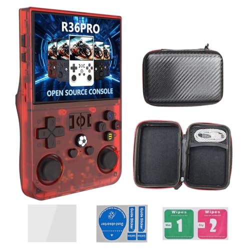 NULA 𝗡𝗲𝘄 R36S RPO Retro Handheld Spielekonsole,mit 22.000 + Spielen / 128G-TF-Karte, 3,5-Zoll-Linux-Tragbar Arcade Spiel, Retro Emulator Videoplayer, Unterstützt 5G WiFi Bluetooth von NULA