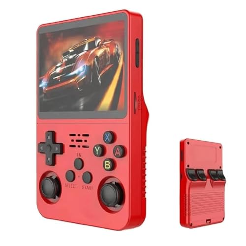 NULA 𝗡𝗲𝘄 R36S Retro Handheld Spielkonsole mit 15.000 Spielen & 64G-TF-Karte, 3,5-Zoll Linux System Tragbar Retro Arcade Spiel Nostalgie Handheld Emulator Taschenvideoplayer von NULA