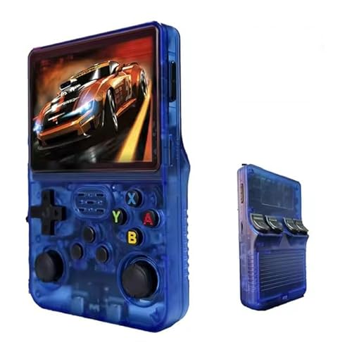 NULA 𝗡𝗲𝘄 R36S Retro Handheld Spielkonsole mit 15.000 Spielen & 64G-TF-Karte, 3,5-Zoll Linux System Tragbar Retro Arcade Spiel Nostalgie Handheld Emulator Taschenvideoplayer von NULA