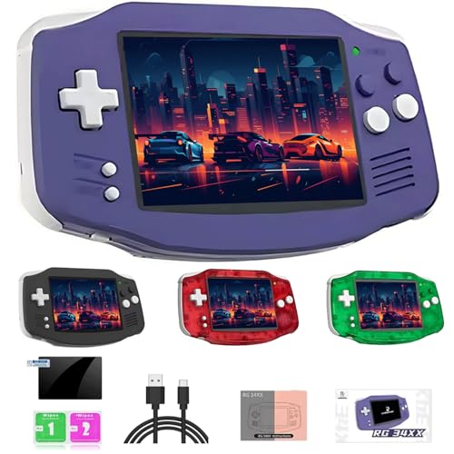 NULA RG 34XX Retro Handheld Spielkonsole, 3,4-Zoll-IPS-Bildschirm (720 X 480) Cortex-A53 Linux System 64-Bit Retro Videospiel Player Handheld Emulator (32 GB/kein Spiel) von NULA