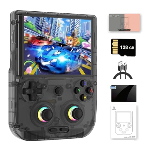 NULA RG406V Retro Handheld Spielkonsole, mit 128G TF-Karte / 4000+ Spiele Android 13 Unisoc T820-Prozessor, 5,48-Zoll-IPS-Touchscreen Arcade Videospielkonsolen, Unterstützt 5G WiFi Bluetooth von NULA