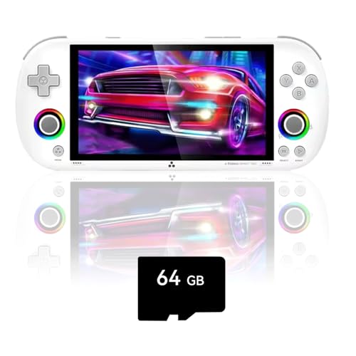 NULA TRIMUI SMART PRO Retro Handheld Spielkonsole, Mit 64G SD Karte 12000+ Spiele, 5-Zoll-Linux-System A133P Prozessor Retro Arcade Videospiel Emulator Support WiFi NULA TRIMUI SMART PRO Retro Handheld Spielkonsole, Mit 64G SD Karte 12000+ Spiele, 5-Zoll-Linux-System A133P Prozessor Retro Arcade Videospiel Emulator Support WiFi von NULA