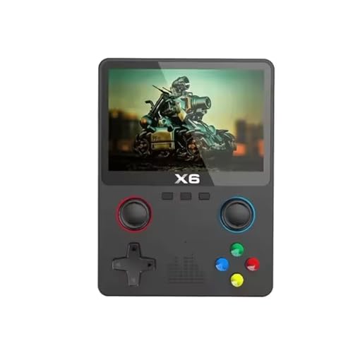 NULA X6 Retro Handheld Spielekonsole mit 32G TF-Karte / 10.000+ Spielen 11+ Emulatoren 3,5-Zoll-IPS-Bildschirm Tragbare Pocket Arcade Retro Spielekonsole von NULA