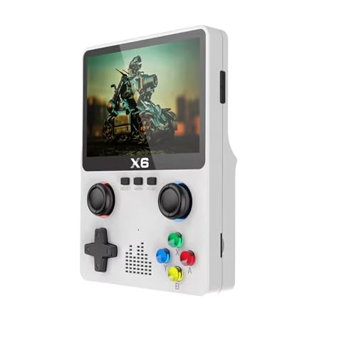 NULA X6 Retro Handheld Spielekonsole mit 32G TF-Karte / 10.000+ Spielen 11+ Emulatoren 3,5-Zoll-IPS-Bildschirm Tragbare Pocket Arcade Retro Spielekonsole von NULA