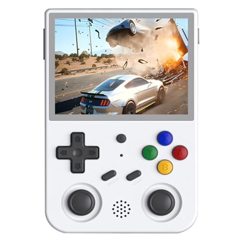 RG353V Retro Handheld Spielekonsole 16G+256G mit 34000+ Spielen, 3,5-Zoll-IPS-Bildschirm, Linux/Android11-System, Retro-Arcade-Handheld-Emulator-Videoplayer, Support WiFi von NULA