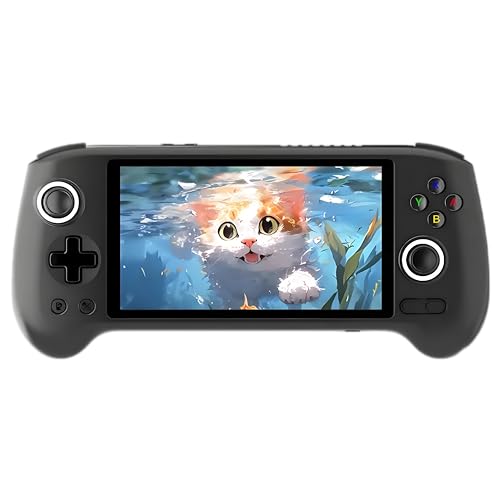 RG556 Retro Handheld Spielkonsole mit 4000+Spiele, 8+128G+128G 5,48-Zoll AMOLED Bildschirm Video Player Spielkonsole für Erwachsene Kinder, Unterstützung WiFi Bluetooth von NULA