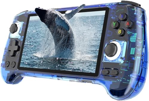 RG556 Retro Handheld Spielkonsole mit 4000+Spiele, 8+128G+128G 5,48-Zoll AMOLED Bildschirm Video Player Spielkonsole für Erwachsene Kinder, Unterstützung WiFi Bluetooth von NULA