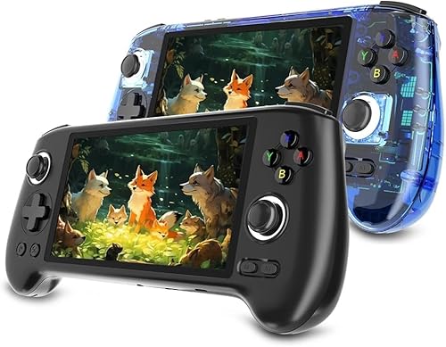 RG556 Retro Handheld Spielkonsole mit 8000+Spiele, 8+128G+256G 5,48-Zoll AMOLED Bildschirm Video Player Spielkonsole für Erwachsene Kinder, Unterstützung WiFi Bluetooth von NULA