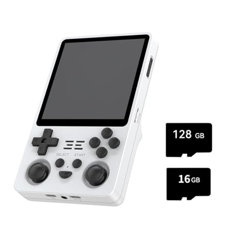 RGB20SX Retro Handheld Spielkonsole, 16 + 128G mit 20000+ Spiele 4-Zoll-IPS-Mini-tragbarer Retro Arcade Handheld Emulator Videospieler für Spieleliebhaber Kinder Erwachsene von NULA